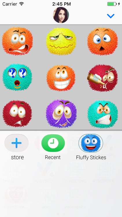 Fluffy Emoji :Animated Sticker screenshot-3