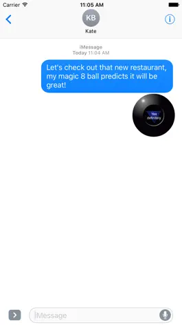 Game screenshot Magic 8 Ball Animated Stickers mod apk