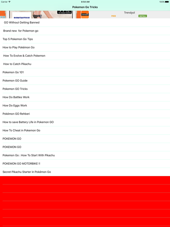 Guide and cheat for Pokemon Go app screenshot 2