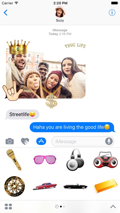 Thug Life Stickers – Pimp Your Chat for iMessage