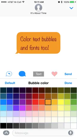 Game screenshot Color Text Bubbles on iMessage hack