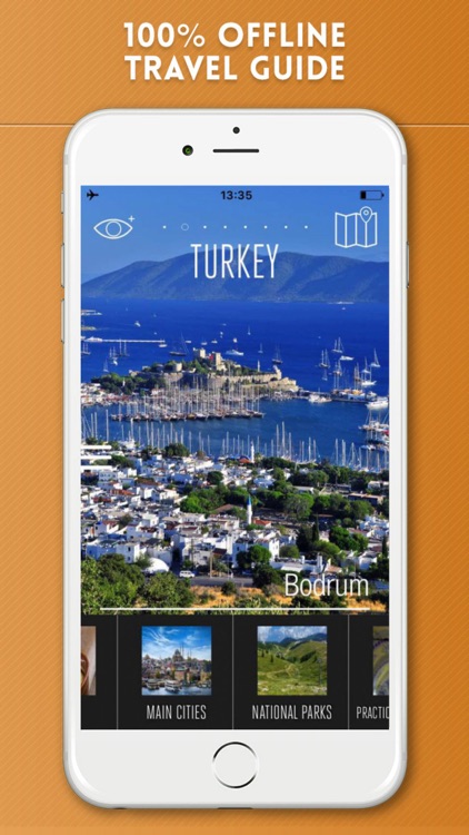 Turkey Travel Guide with Offline City Street Map