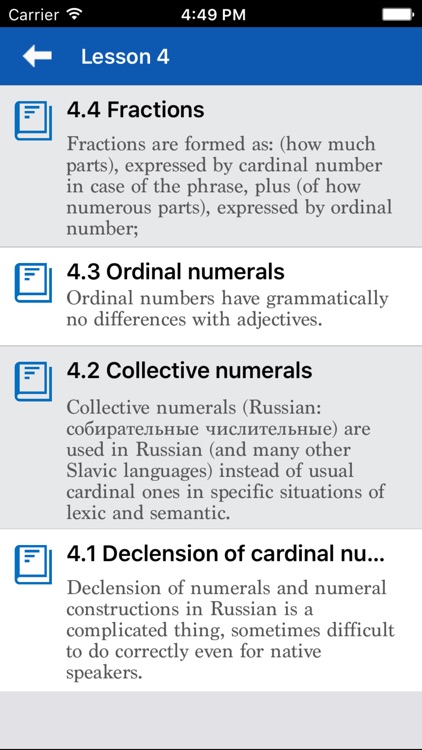 Russian Grammar - Improve your skill screenshot-3