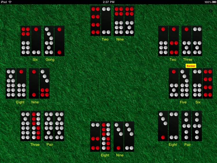 Pai Gow Poker Casino Banker
