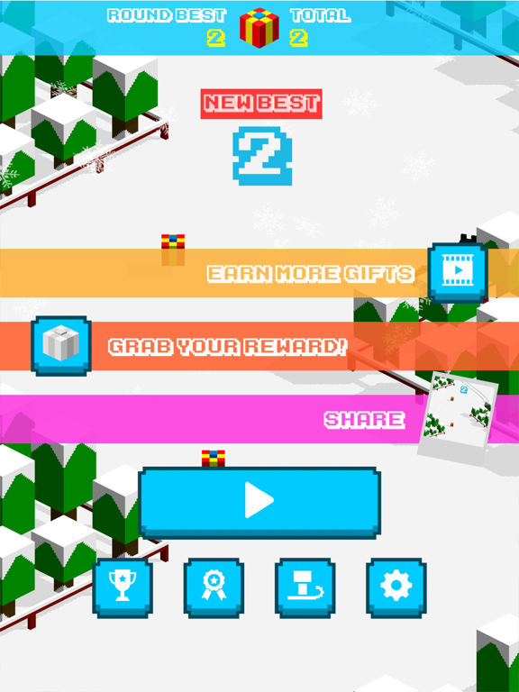Frosty trail - Endless Adventure Arcade iPad screenshot