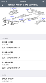 Hyundai Car Parts - ETK Parts Diagrams screenshot