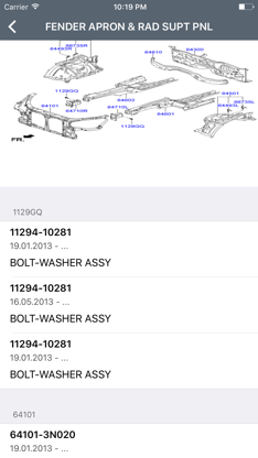 Hyundai Car Parts - ETK Parts Diagrams screenshot 3