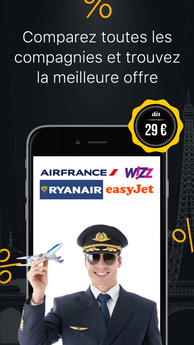 Screenshot #3 pour Vols pas chers et billets d'avion de air france, goeuro, volotea et aigle azur — Cheapair