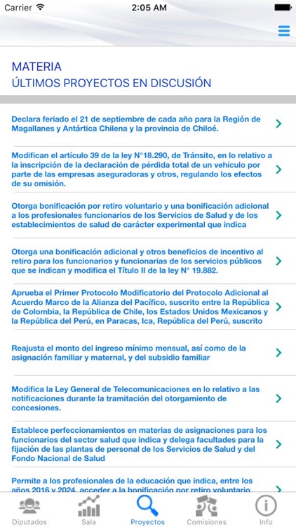 Diputados Chile screenshot-3