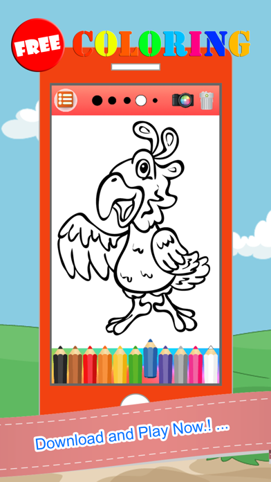 Coloring Book Of Animals Painting & Drawing Pages Screenshot on iOS
