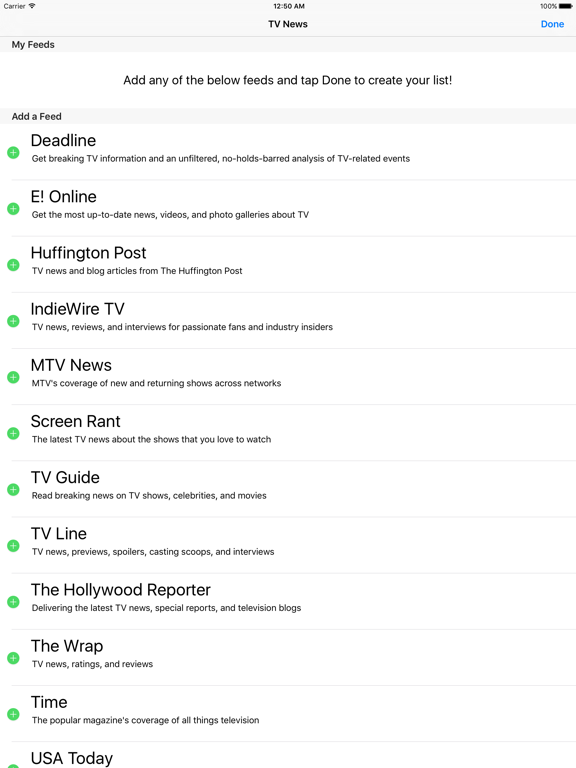 TV News - The Shows You Love to Watch! iPad screenshot 5 - Entertainment app