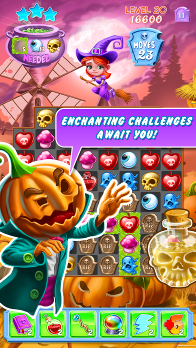 How to cancel & delete Creepy Crawly Kingdom - A Wicked Match 3 Puzzle from iphone & ipad 2