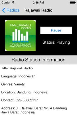 Game screenshot Indonesia Radio Live Player (Bahasa Indonesian / Malay / Jakarta) hack