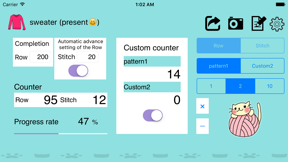 Knit - knitting counter screenshot