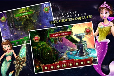 Hidden Object Mermaid House - Underwater Mystery Hidden Objects Game screenshot 2