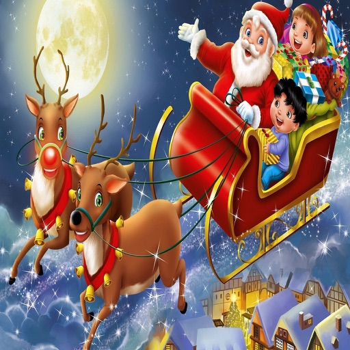 Santa's Christmas,Tossing Christmas Presents Around the World Icon