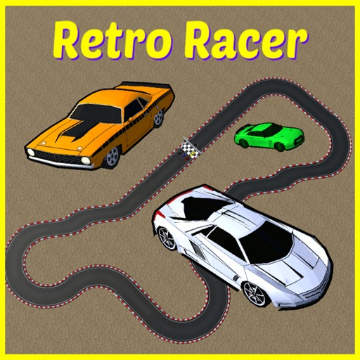 Retro Racer arcade race game icon