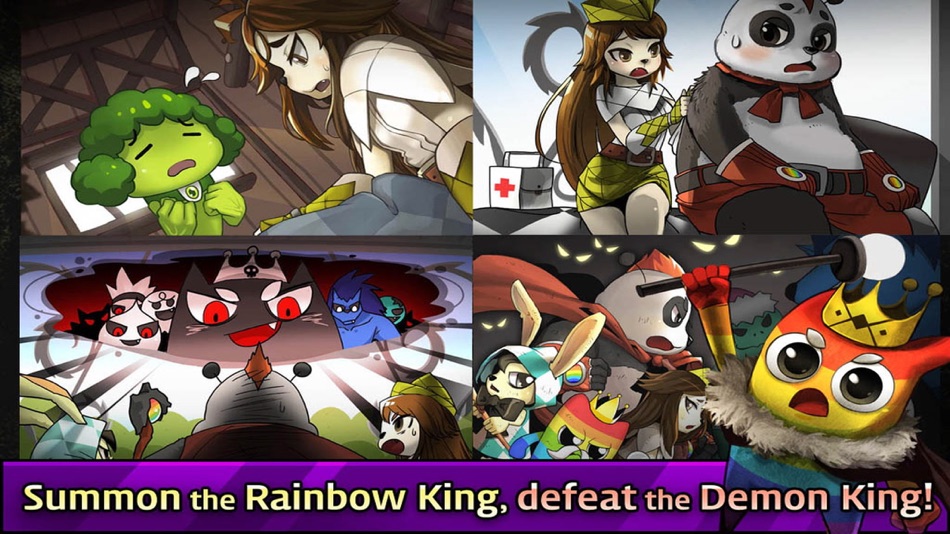 #5. Rainbow Defence (iOS) 由: KIGLE Inc.