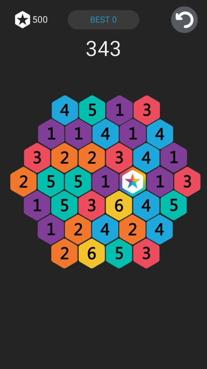 Make Star - Hexagon puzzle game