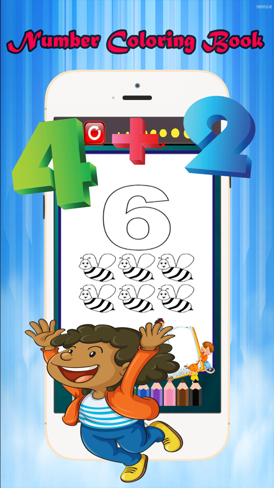 #1. Coloring Book: 123 Write Learn English Number Page (iOS) 由: Maneerat Roemwanit