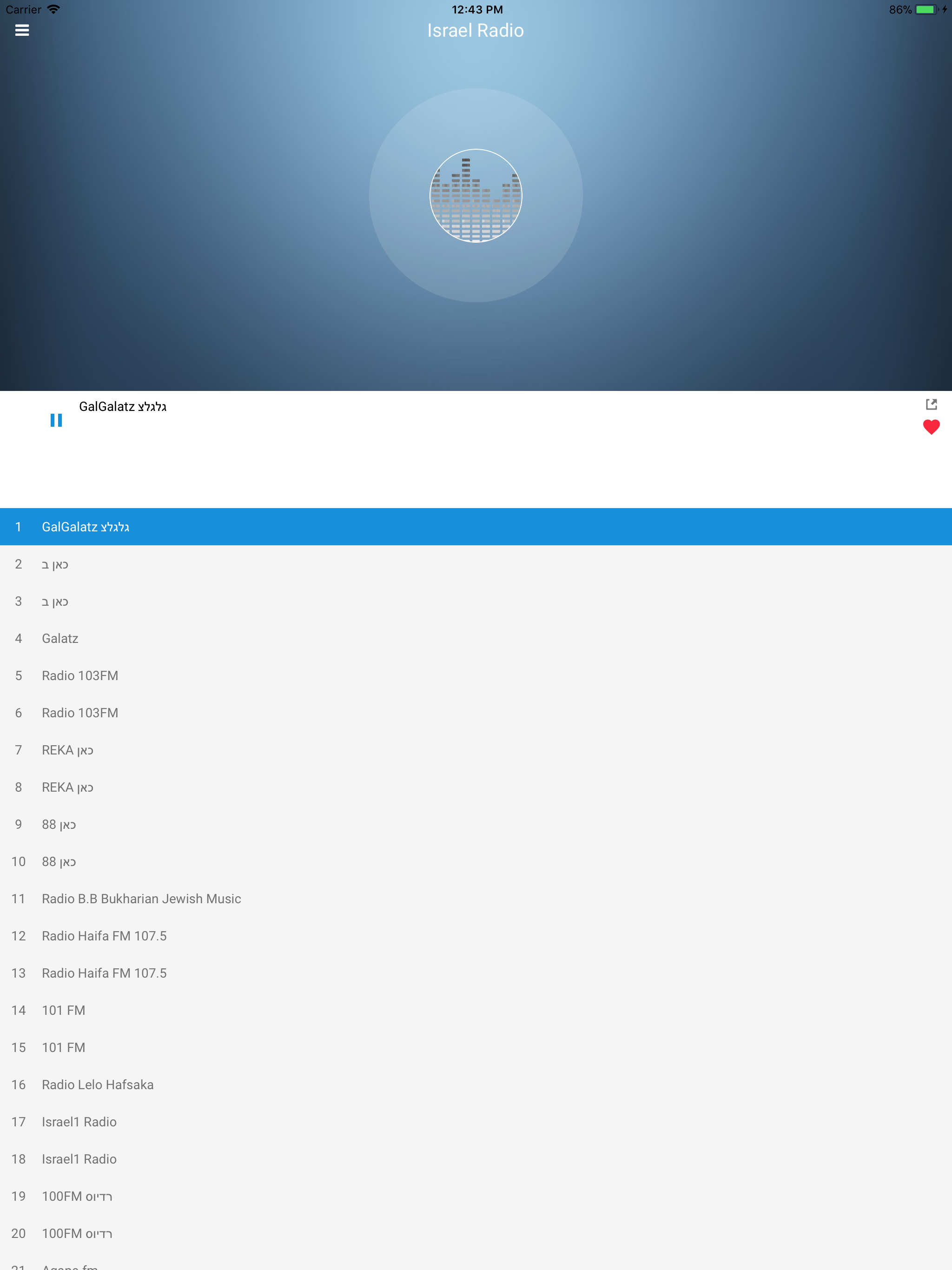 Israel Radio FM: רדיו ישראל screenshot 7