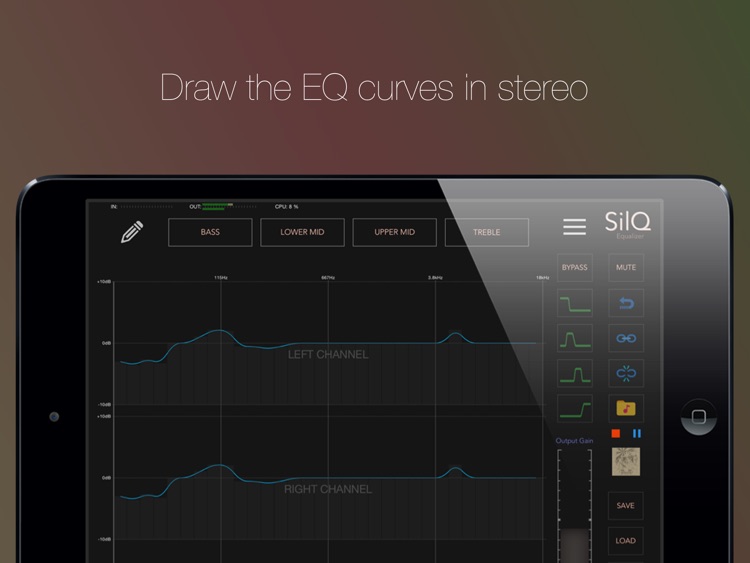 SilQ Equalizer - 32 Band Stereo Equalizer