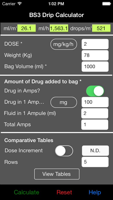 Screenshot #3 pour BS3 Drip Calculator