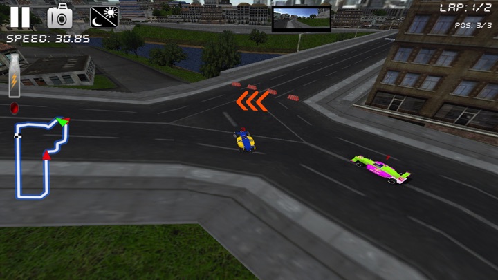 Screenshot #3 pour Street Circuit Racing 3D High Speed Road Car Racer
