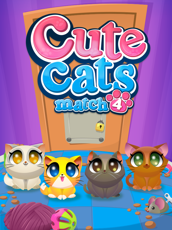 Screenshot #4 pour Cute Cats Match-4. Puissance 4 Pour Enfants