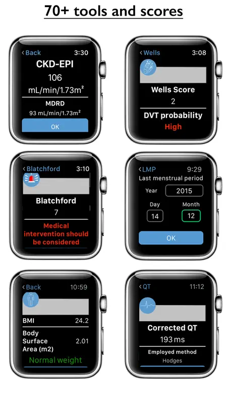 Medical Calc for Apple Watch screenshot 3 of 4