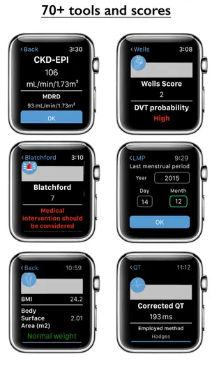 Medical Calc For Apple Watch iPhone Screenshot 3