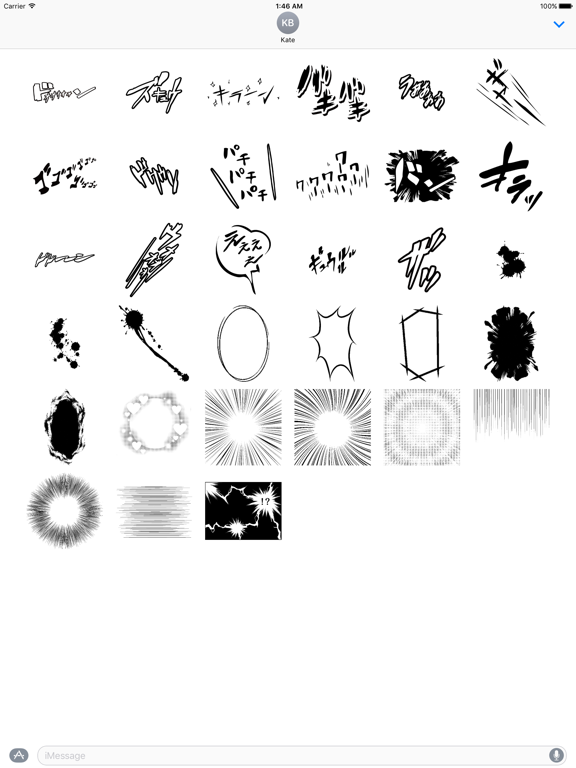 Screenshot #5 pour Manga-Stickers