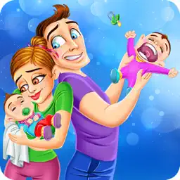 Crazy Mommy vs Daddy Caring app icon