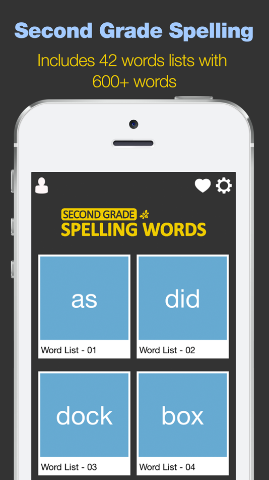 Second Grade Spelling Words - 1.1 - (iOS)