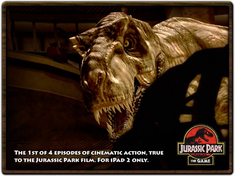 Jurassic Park: The Game 1 HD на iPad