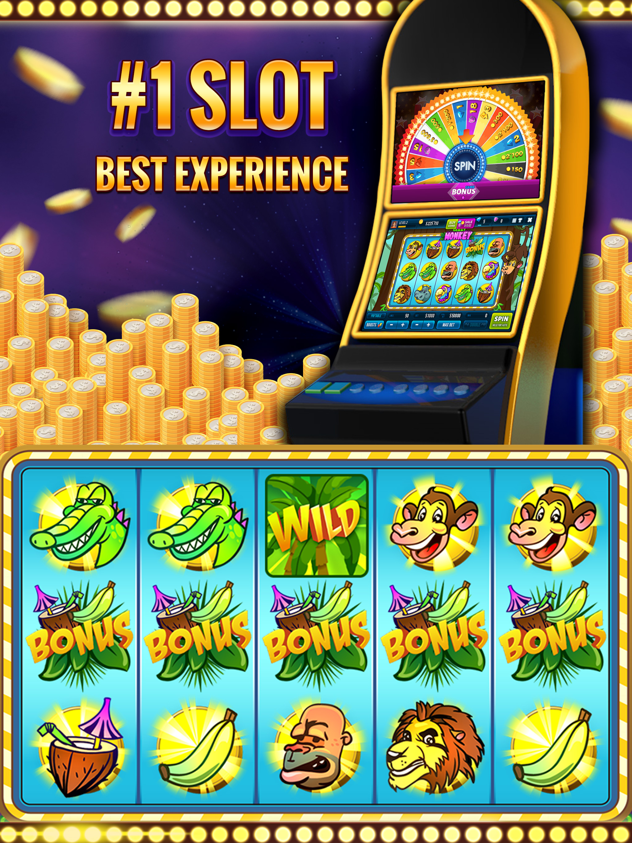 Crazy Monkey Wild Slot Machine