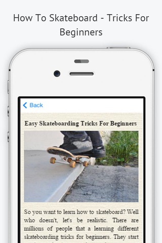 How To Skateboard - Tricks For Beginners screenshot 2