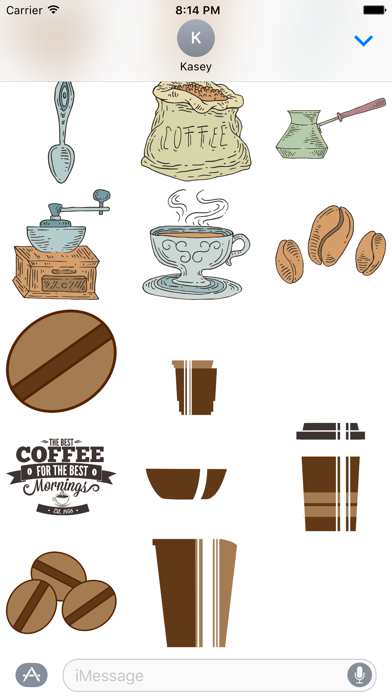 Screenshot #2 pour Autocollants de café