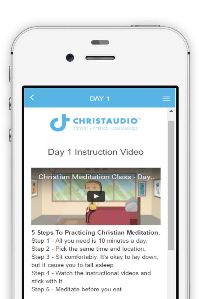 Christian Meditation by ChristAudio screenshot 3