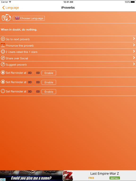 Screenshot #4 pour iProverbes
