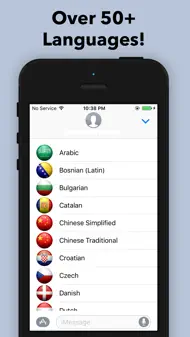 Speech and Text Translator for iMessage iphone bilder 2
