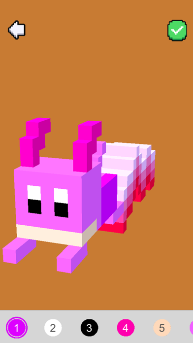 Voxel Art 3D - ピクセル塗り絵のおすすめ画像2