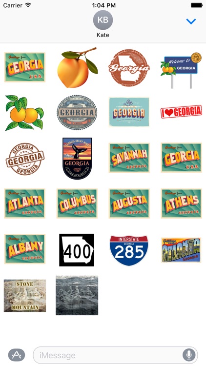 Georgia Stickers