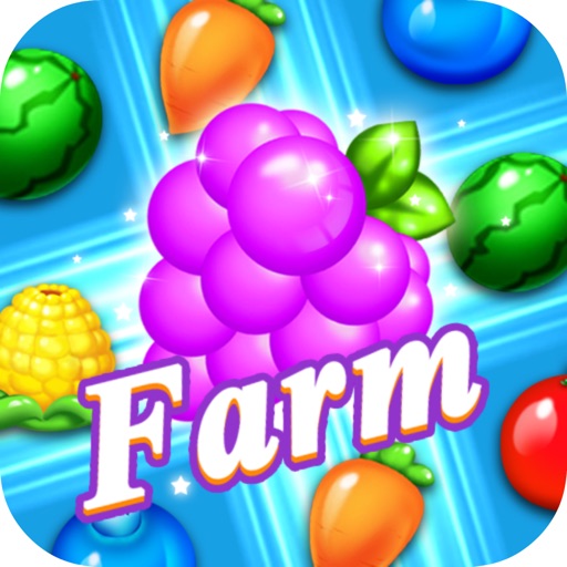 Farm Garden Puzzle - Match 3 Fruit icon