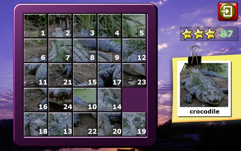 Screenshot #3 pour Animal Slide Puzzle 15 mystique jeu places enfants