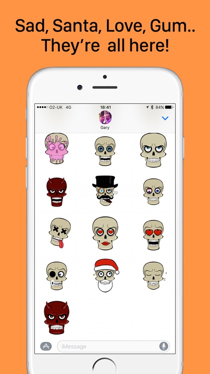 SkullMoji - Animated Fun Skull Stickers Halloween