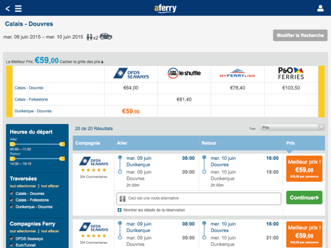 Screenshot #5 pour aFerry - Tous les ferries!