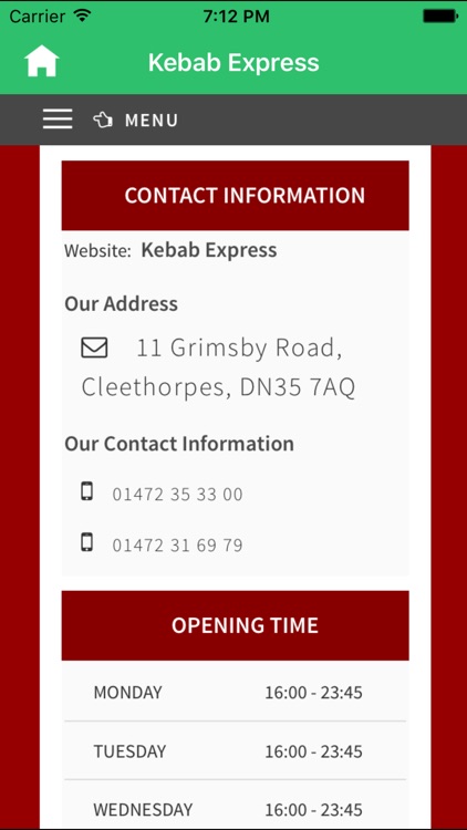 Kebab Express, Cleethorpes