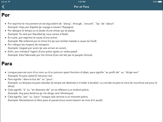 Screenshot #5 pour Leçon Espagnole