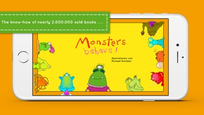 How to cancel & delete Monsters Behave! A fun & innovative way of language development through kids poems & rhymes for kids from iphone & ipad 1